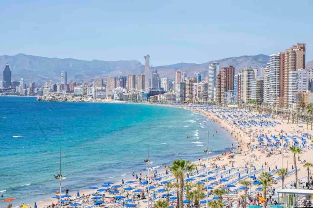 Piso 21 Unico A Pie De Playa En Esquina Apartment Benidorm Exterior foto